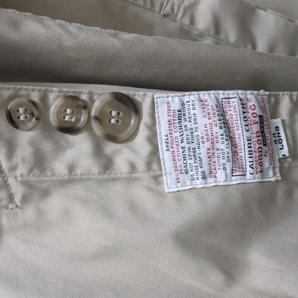 London Fog Beige Trench Coat Shell Coat Size 44L - see description - Picture 7 of 14